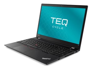 Teqcycle Lenovo Thinkpad T15 G1 Intel® Core™ i5 i5-10210U Laptop 39,6 cm (15.6") Full HD 16 GB DDR4-SDRAM 256 GB SSD Wi-Fi 6 (802.11ax) Windows 11 Pro Niemiecki Czarny