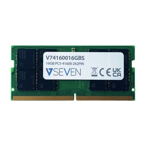 V7 V74160016GBS minnesmodul 16 GB 1 x 16 GB DDR5 262-stifts SO-DIMM