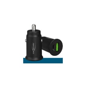 Ansmann 1000-0029 Ladegerät für mobile Geräte, universell, schwarz, automatischer Zigarettenanzünder