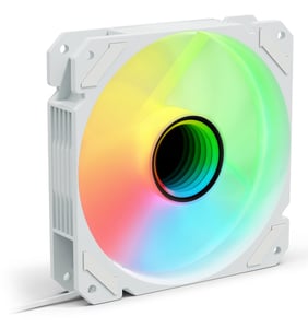 Sharkoon SHARK Mirror PWM RGB PC-Gehäuse-Lüfter 12 cm Weiß 1 Stück