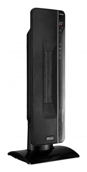 De’Longhi TCH 8993ER.BC Interner schwarzer 2400-W-Elektroventilator für Raumheizgeräte