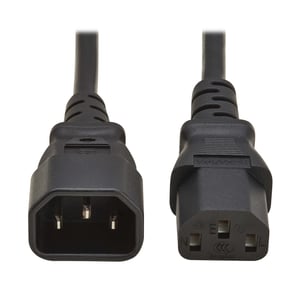Eaton P004-02M-EU Netzkabel, schwarz, 2 m, IEC C13, IEC C14