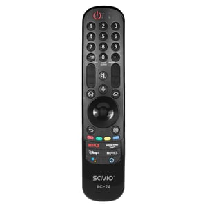 Savio RC-24 Infrared TV Remote Control, Universal—Press the Buttons