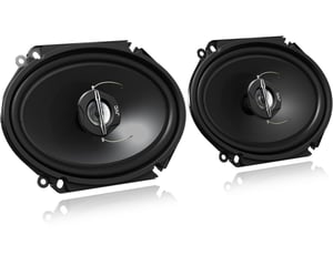 JVC CS-J6820 Car Speaker, Round, 2-Way, 250 W, 1 pc.