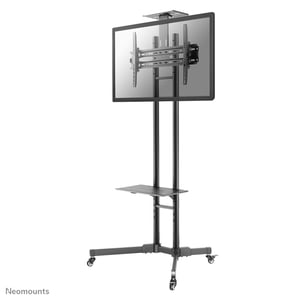 Neomounts PLASMA-M1700E Multimedia-Ständer, schwarz, tragbarer Bodenständer