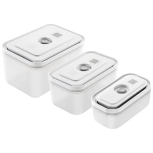 ZWILLING 36804-003-0 matförvaringsbehållare, rektangulär låda, 3,94 l, grå, 3 st.