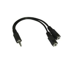 PureLink LP-AA120 Audiokabel 0,1 m 3,5 mm 2 x 3,5 mm Schwarz
