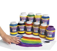 Abwaschbare Fingerfarben
