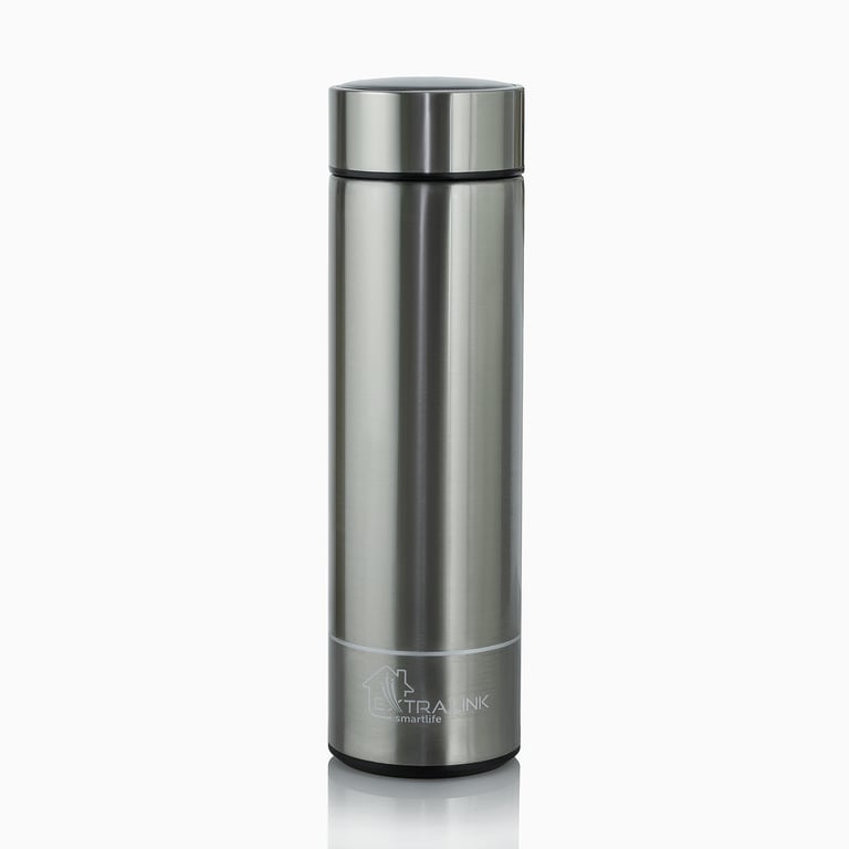 Extralink Kubek termiczny Smart Travel Mug Srebrny Termos z wyświetlaczem LED