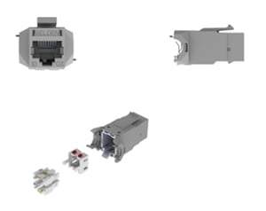 Belden RVAMJKSME-B24 wtyczka RJ-45 Szary
