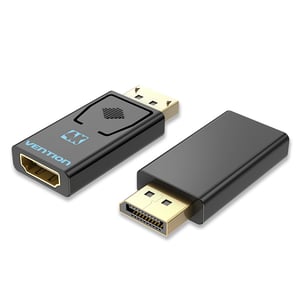Vention HBMB0 DP to HDMI Cable Adapter, Black