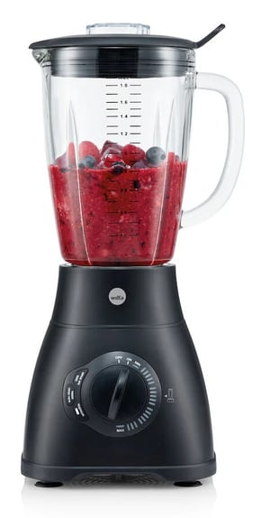 Wilfa BL1B-P1200 1,8 l Blender stołowy 1200 W Czarny, Przezroczysty
