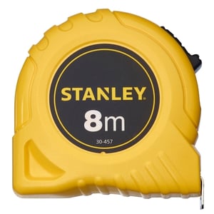 Stanley 1-30-457 8 m Tape Measure Acrylonitrile Butadiene Styrene (ABS) Copolymer Black, Yellow