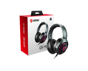 MSI Immerse GH50 Hörlurar med sladd, huvudband, gaming, svart