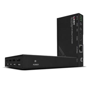 Lindy 38139 AV-Verlängerungskabel AV-Sender und -Empfänger Schwarz
