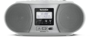 TechniSat DigitRadio 1990 Analog och digital 3 W DAB+, FM Silverfärgad MP3-spelare