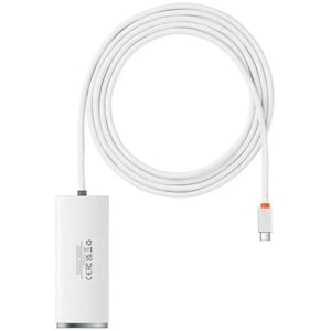 Baseus Lite Series USB Type-C 5000 Mbit/s Weiß