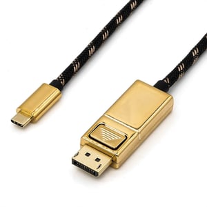 ROLINE 11.04.5849 Externe USB-Grafikkarte 4096 x 2560 px Schwarz, Gold