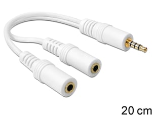 DeLOCK 65447 Audio-Verteiler, weiß