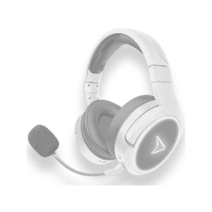 Steelplay Impulse Kopfhörer-Set (kabelgebunden und kabellos) mit Kopfbügel, Gaming, Bluetooth, Hellgrau, Weiß