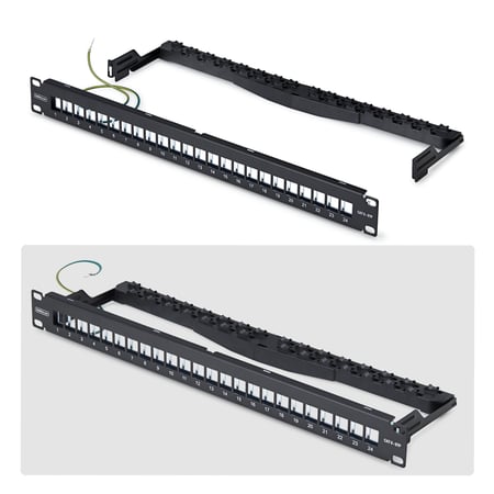 StarTech C6PANELSTP241U panel krosowniczy 1U