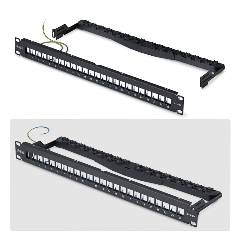 StarTech C6PANELSTP241U panel krosowniczy 1U