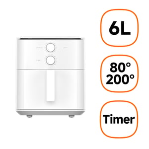 Xiaomi MAF13 Einzelne 6 l Autonome 1550 W Heißluftfritteuse Weiß