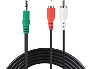 Sandberg MiniJack-M->2xRCA-M 2 m