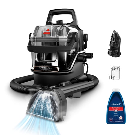 Bissell SpotClean Hydrosteam Select Cylindryczna myjka parowa 1,9 l 1000 W Czarny