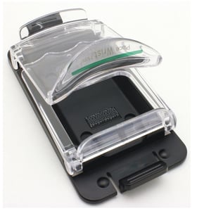 Fujitsu 38059565 Zugangskontrollleser Einfacher Zugangskontrollleser Schwarz, Transparent