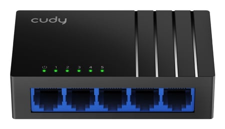 Cudy GS105D przełącznik sieciowy Nie zarządzany Gigabit Ethernet (10/100/1000) Czarny