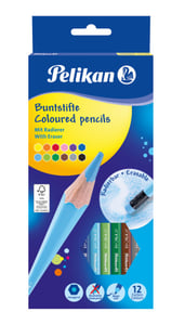 Pelikan 700689 Buntstift, mehrfarbig, 12 Stück