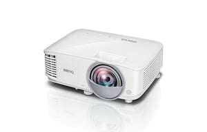 BenQ MX808STH Datenprojektor – Kurzdistanzprojektor mit 3600 ANSI-Lumen, DLP, XGA (1024x768), weiß