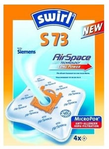 Swirl S 73 AirSpace Staubbeutel, universell einsetzbar