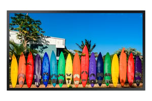 Samsung OM55B Płaski panel Digital Signage 139,7 cm (55") LCD Wi-Fi 3000 cd/m² 4K Ultra HD Czarny Procesor wbudowany Tizen 5.0 24/7