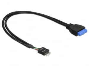 DeLOCK 83095 SCSI-kabel, svart, intern, 0,3 m