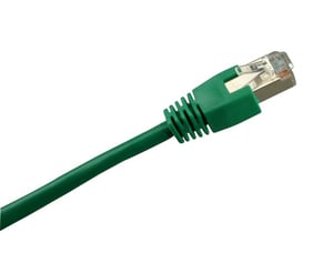 Sharkoon 4044951014392 Network Cable, Green, 10 m, Cat5e SF/UTP (S-FTP)