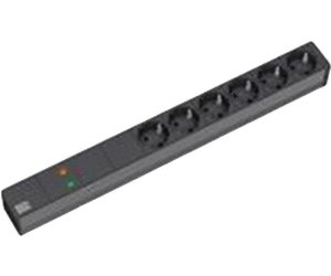 Bachmann 333.536 rozdzielacz zasilania PDU 6 x gniazdo sieciowe 1U Czarny