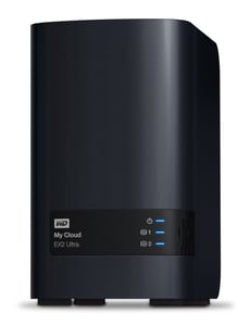 Western Digital My Cloud EX2 Ultra NAS Desktop Marvell Armada 385 1 GB DDR3 6 TB HDD My Cloud OS Schwarz