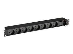 Eaton FlexPDU 8 FR Power Distribution Unit (PDU) with 9 x Power Outlets, 1U, Black