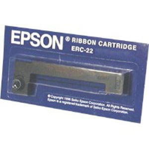Epson färgbandskassett M-180/190-serien, lång livslängd, svart (ERC22B)