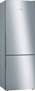 Bosch Serie 6 KGE49AICA Freestanding Refrigerator-Freezer, 419 L, Stainless Steel