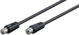 Microconnect COAX015 koaxialkabel 1,5 m Svart