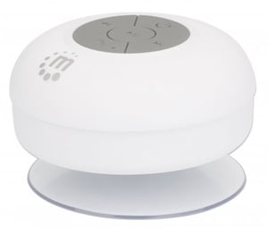Manhattan 165082 Portable/Party Speaker, White, 3 W Mono Portable Speaker
