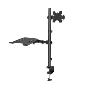 Manhattan 462136 hållare/stativ för bildskärmar 81,3 cm (32") Skrivbord Svart
