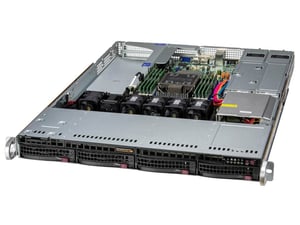 Supermicro SYS-511E-WR-G1 960 GB Rack Server (1U) Intel® Xeon Silver 4510 2.4 GHz 64 GB DDR5-SDRAM 860 W