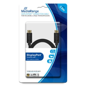 MediaRange MRCS159 kabel DisplayPort 2 m Czarny