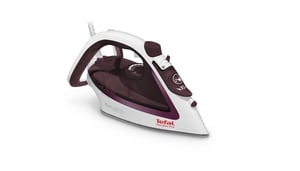 Tefal EasyGliss Plus FV5714 żelazko Żelazko suche i parowe Stopa Durilium 2400 W Bordowy, Biały