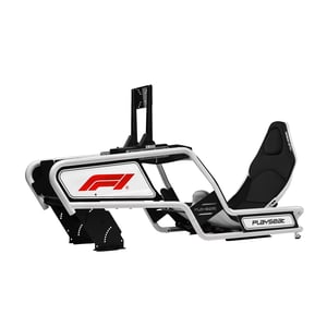 Playseat Formula Intelligence – F1 Edition Universeller Gaming-Sessel Gepolsterte Sitzfläche Schwarz, Weiß