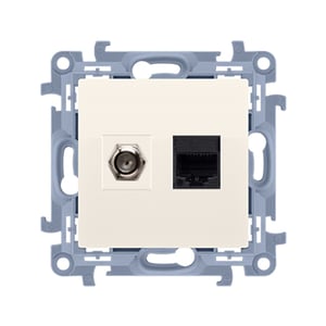 Kontakt-Simon CASFRJ455.01/41 gniazdko elektryczne Biały